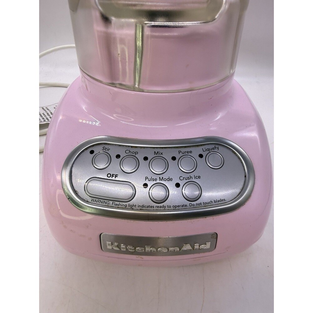 Kitchen Aid Cook For The Cure KSB560PK0 Pink Blender Mixer 7 Cup Works - Picture 2 of 16